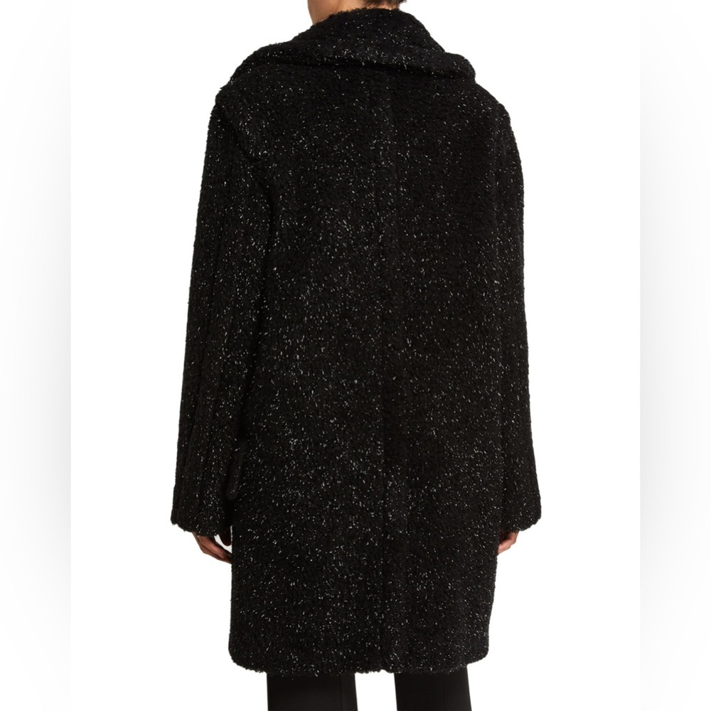 đź–¤BNWT MAX MARA SPARKLY BLACK TEDDY COATđź–¤ - Picture 3 of 14